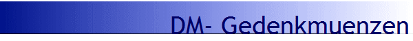 DM- Gedenkmuenzen