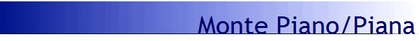 Monte Piano/Piana