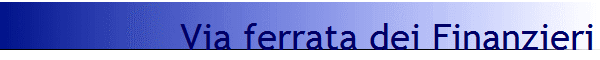 Via ferrata dei Finanzieri